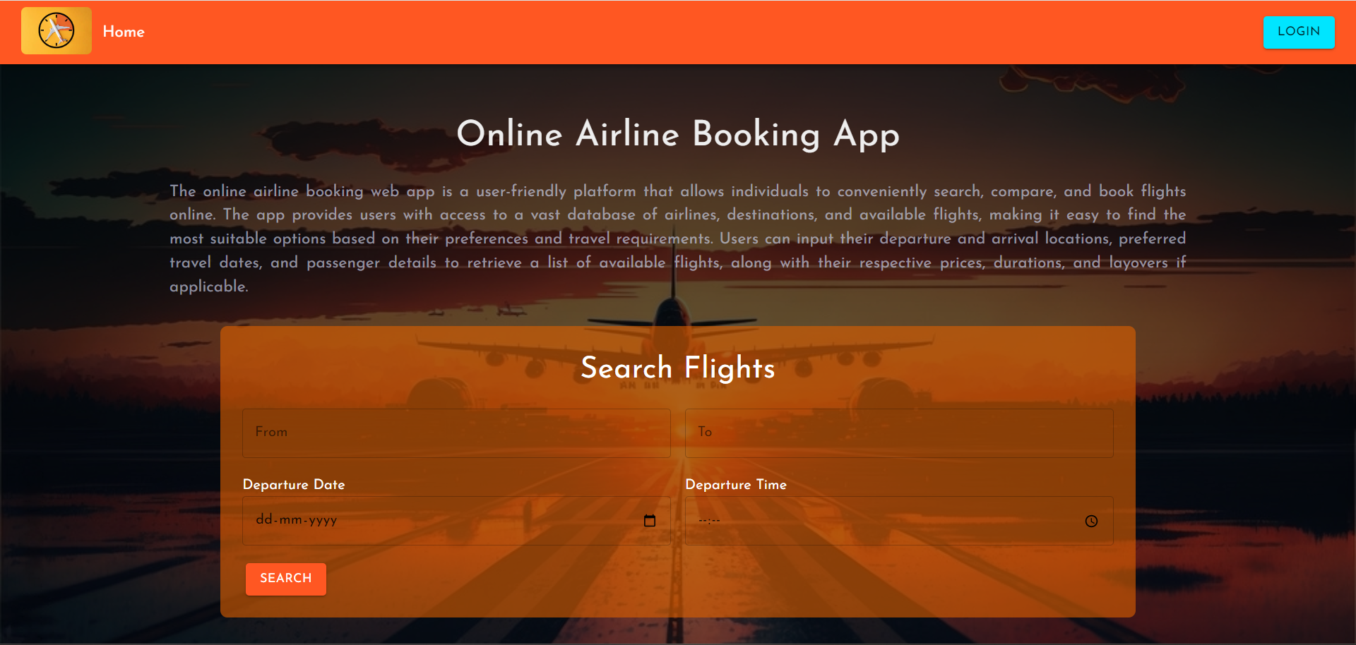 Airline Booking Application