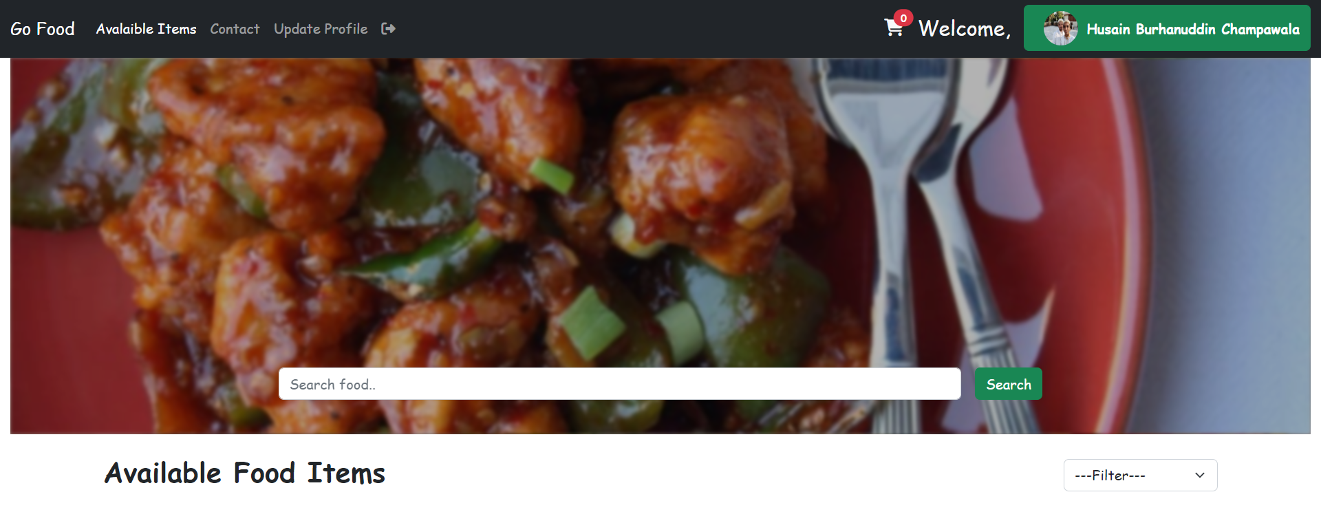 Go Food - Food Order Application