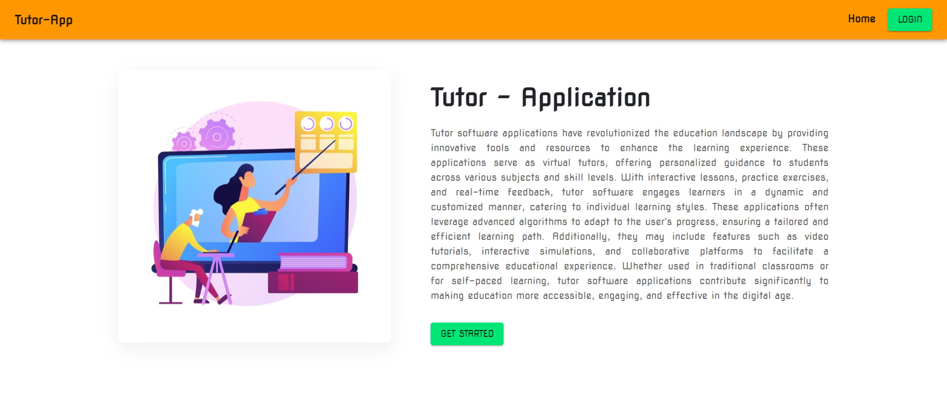 Tutor Application